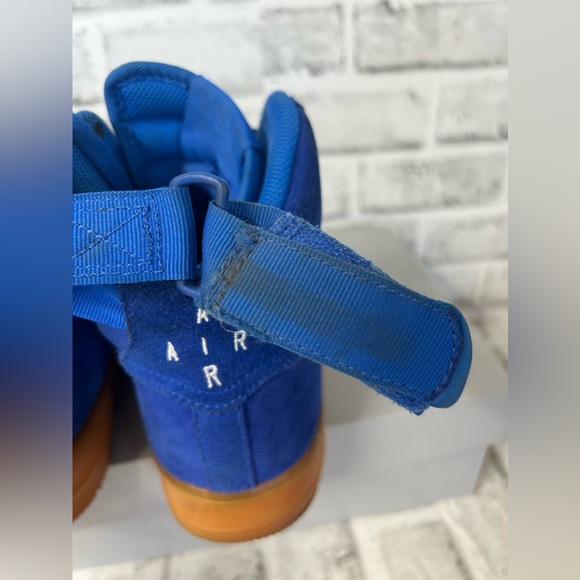 Nike Air Force 1 High 07 LV8 Men's Size 7.5 Blue Basketball Shoes 806403-400 - Picture 6 of 12